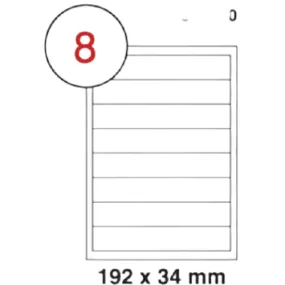 MULTI PURPOSE WHITE LABEL-192X34mm