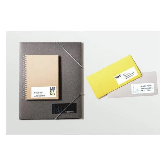 Multipurpose General Use Labels with Ultra Grip 105 x 35 mm A4