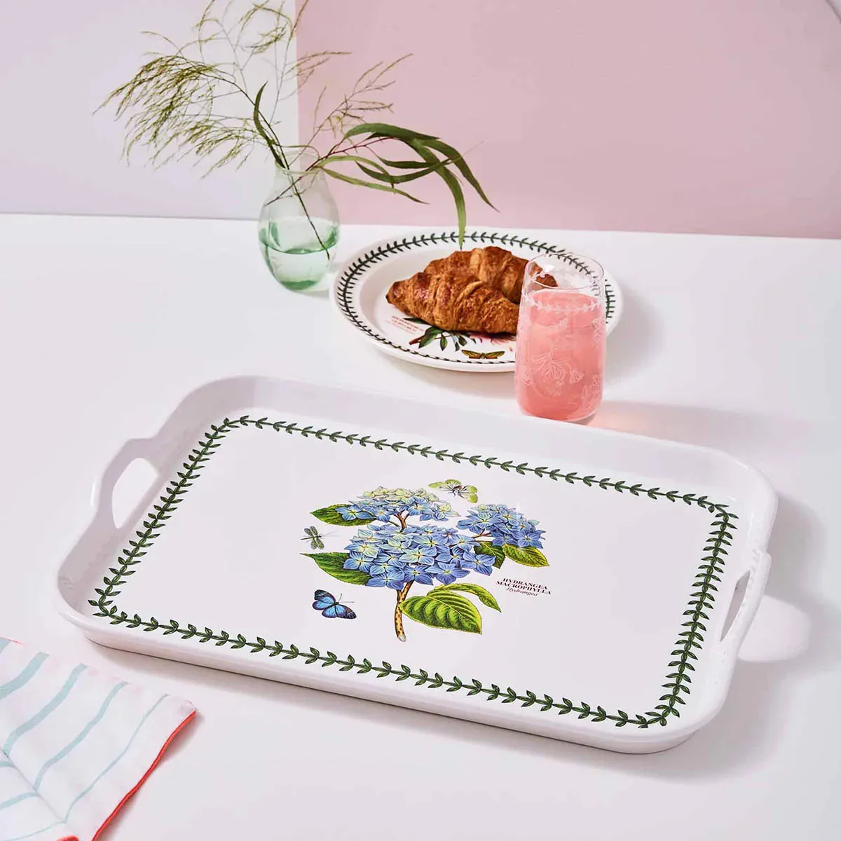 Pimpernel Botanic Garden Hydrangea Handled Serving Tray