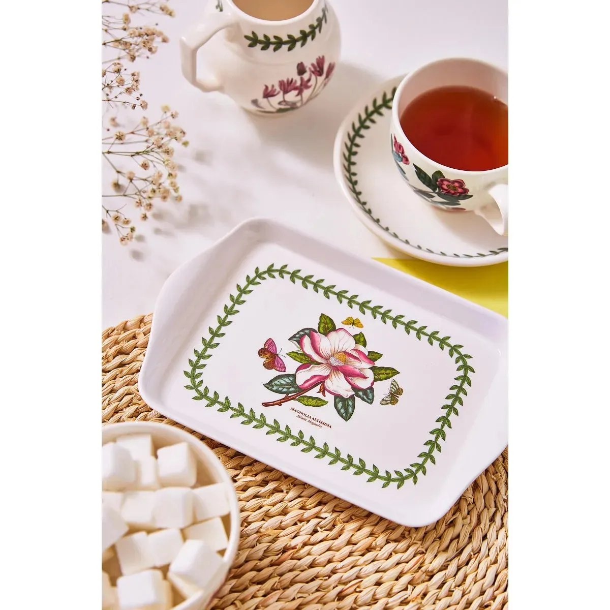 Pimpernel Botanic Garden Magnolia Handled Scatter Tray