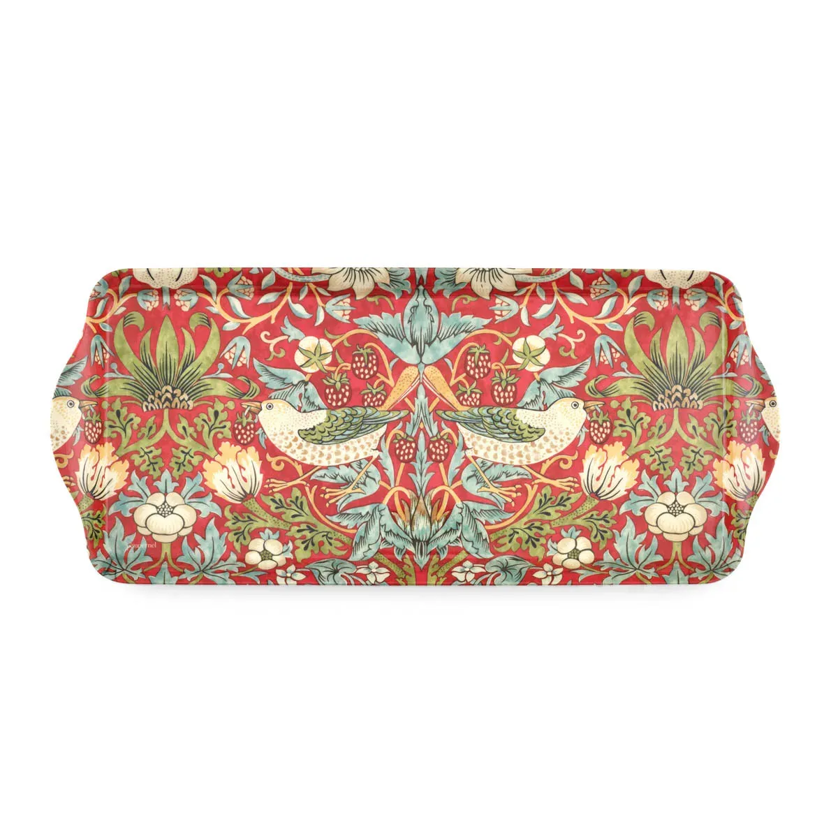 Pimpernel Morris & Co. Red Strawberry Thief Sandwich Tray