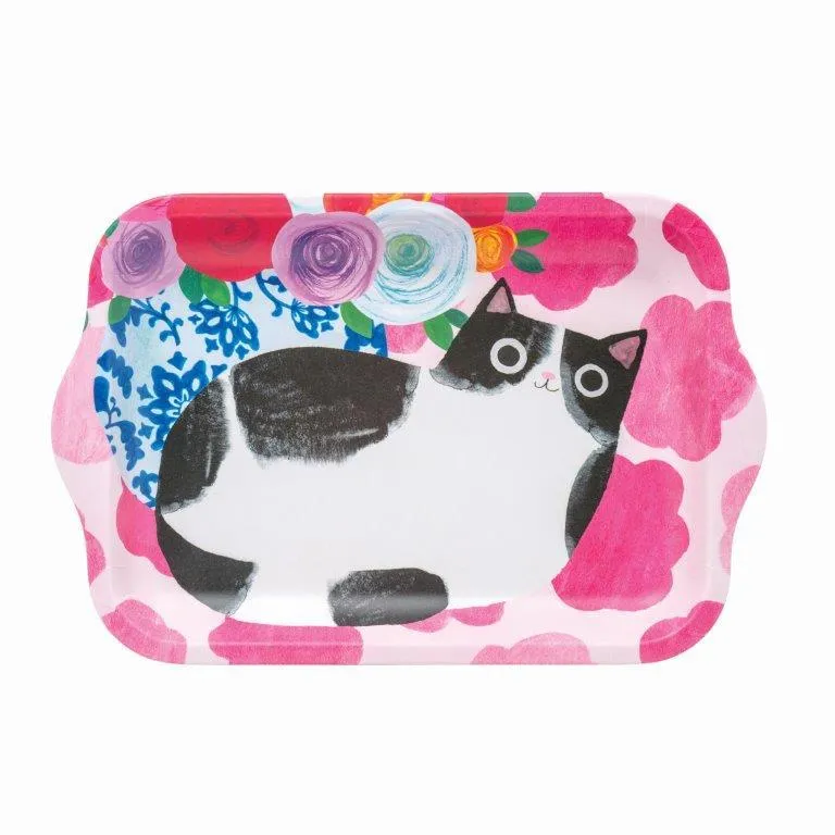 Planet Cats Small Melamine Tray