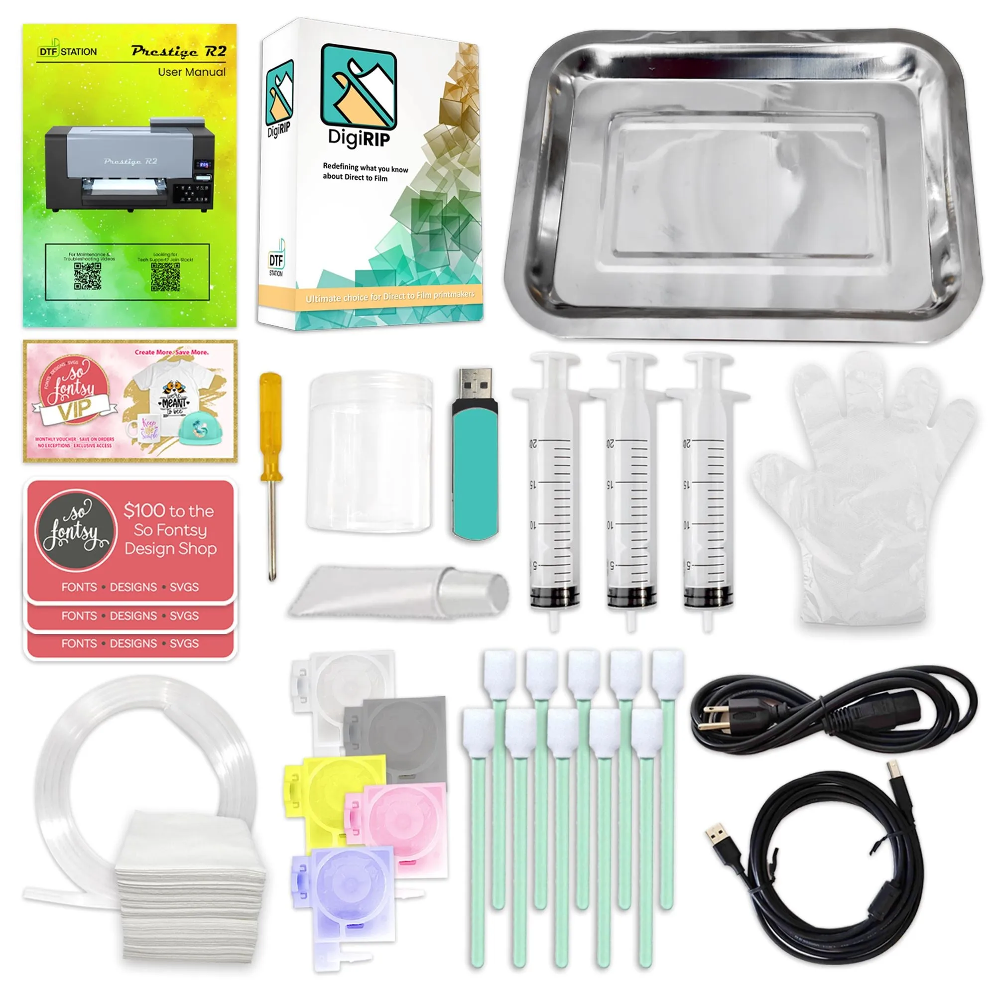 Prestige R2 Direct To Film (DTF) Roll Printer Base Bundle - 13"