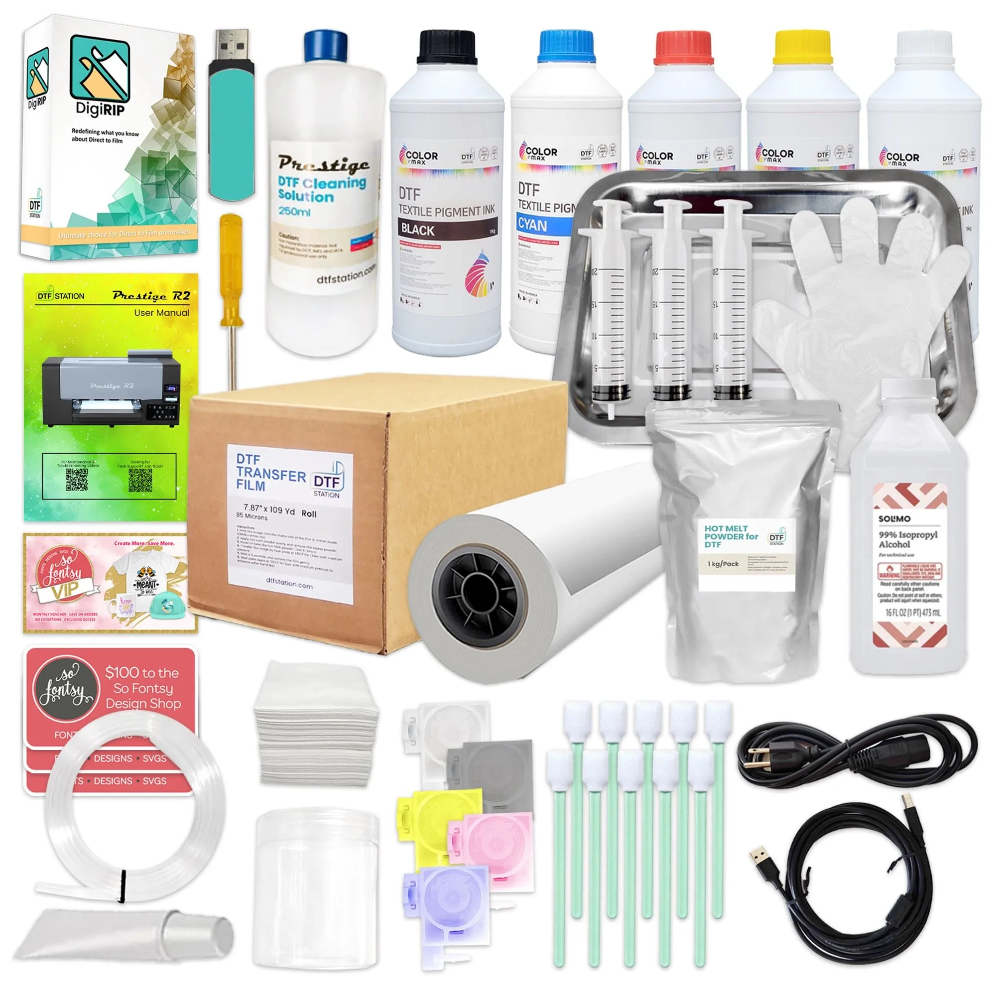 Prestige R2 DTF Roll Printer w/ Oven & Miro 13 Inline Production Bundle