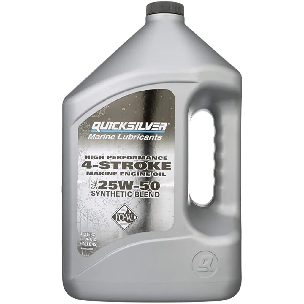 Quicksilver Synthetic 4-Stroke Outboard Oil 25W-50