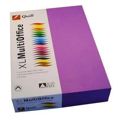 Quill Cover Paper 80Gsm A4 Lilac Pack 500