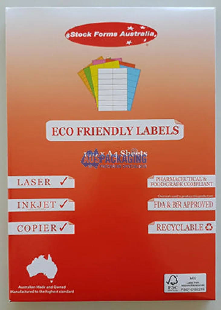 Rediform Copier Labels A4/4 per Sheet- 105x148mm (2832CL)
