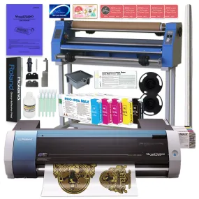 Roland BN-20 Eco-Solvent 20" Printer & Cutter w/ CMMYK Inks & GFP Laminator