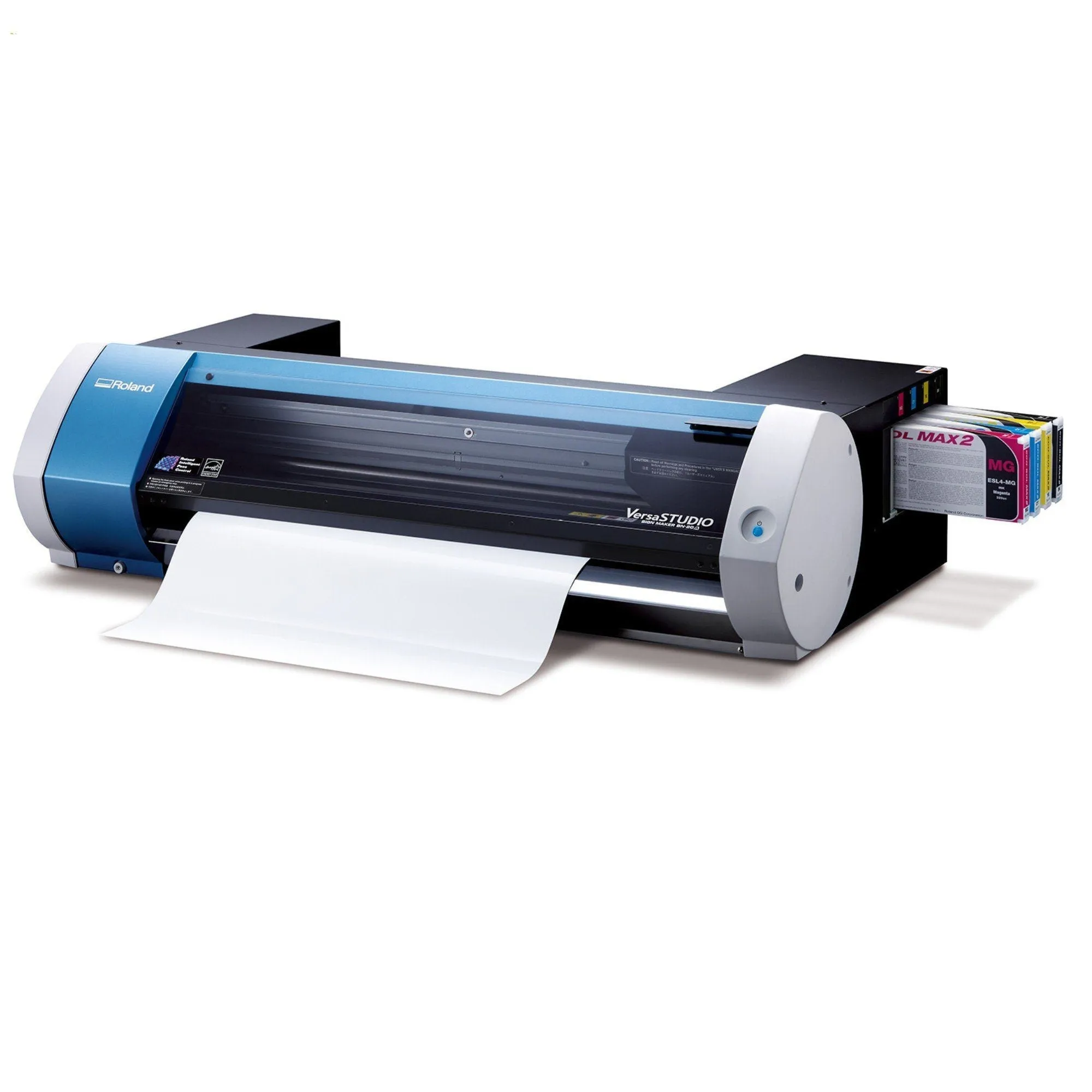 Roland BN-20A Desktop 20" Eco-Solvent Printer & Cutter w/ CMYKx2, Media & Stand