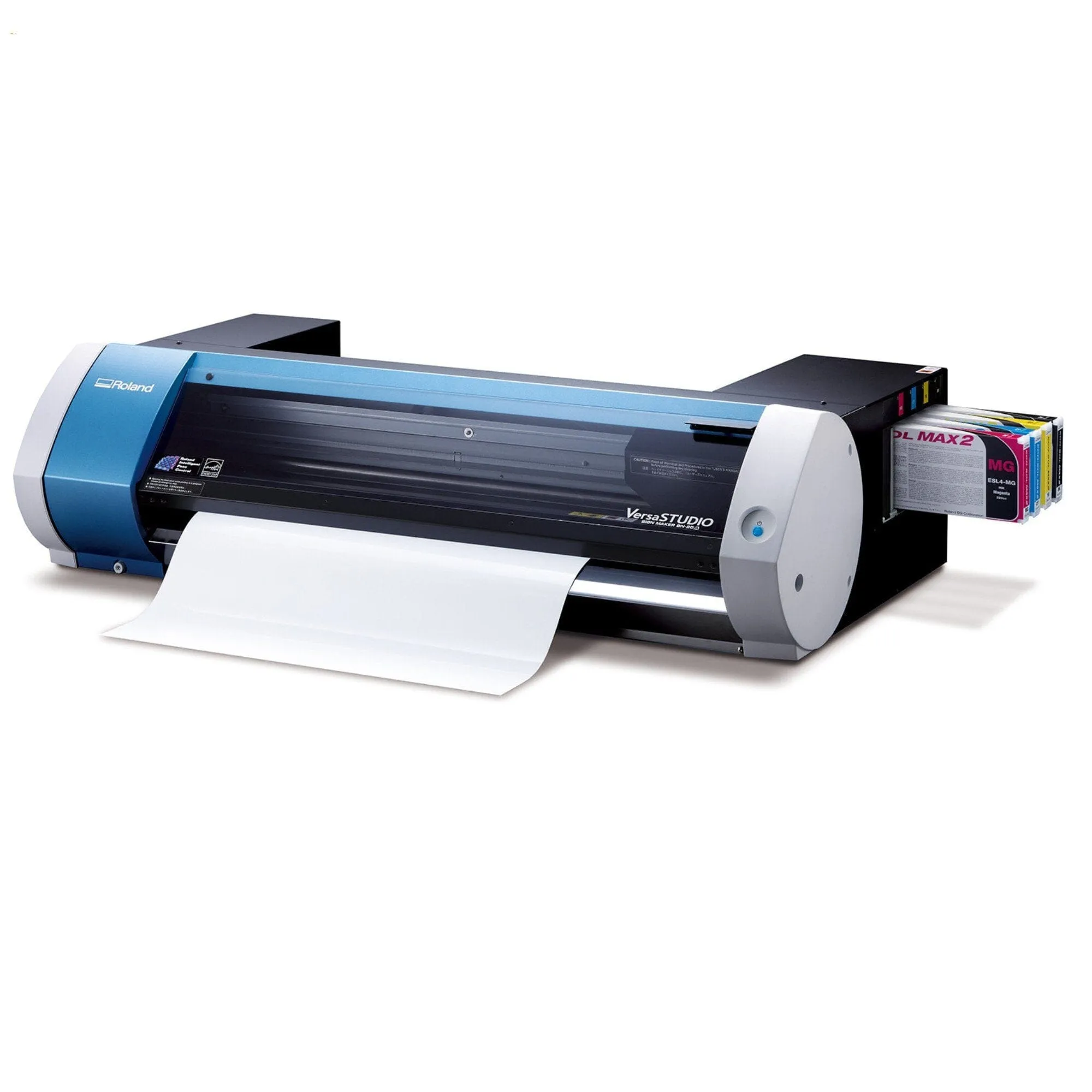 Roland BN-20A Eco-Solvent 20" Printer & Cutter w/ CMYK Inks & Siser Romeo