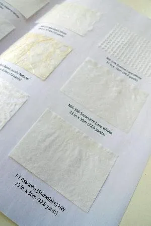 Rolled Paper Swatch Portfolio