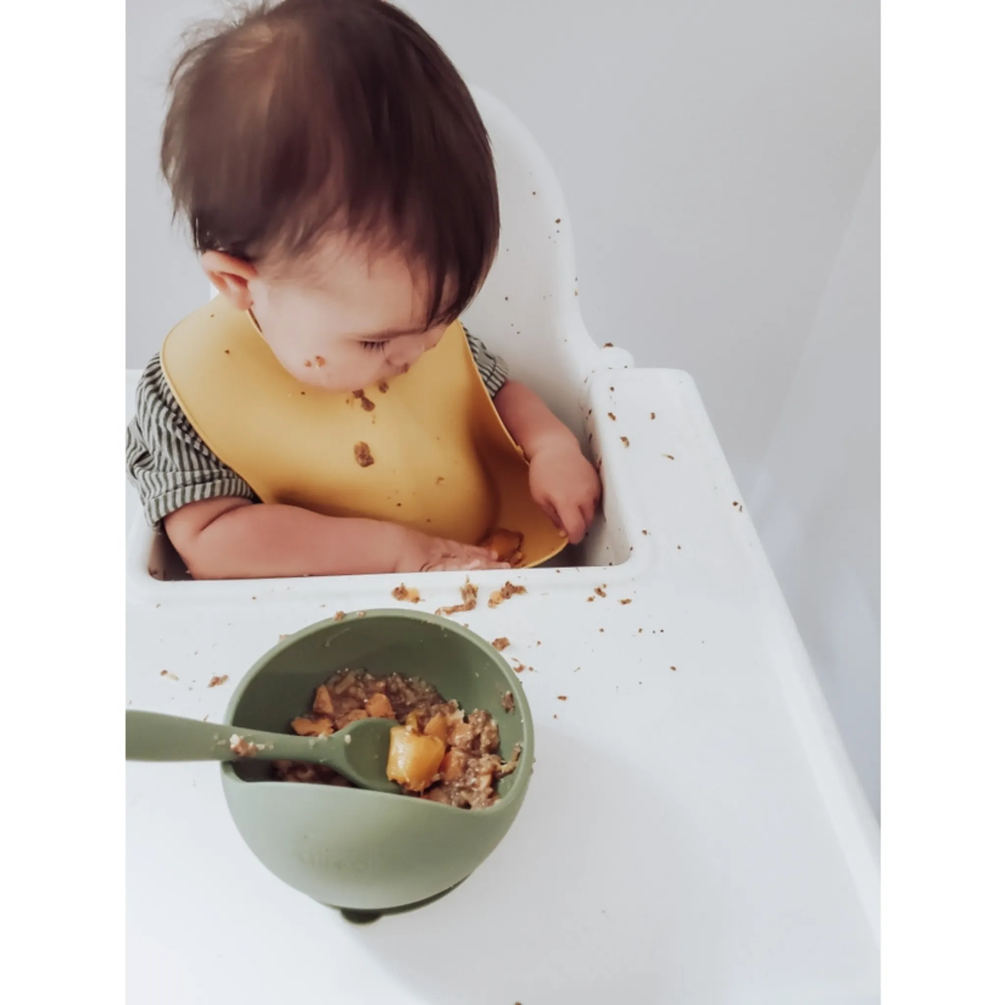 Silicone Bowl  Spoon