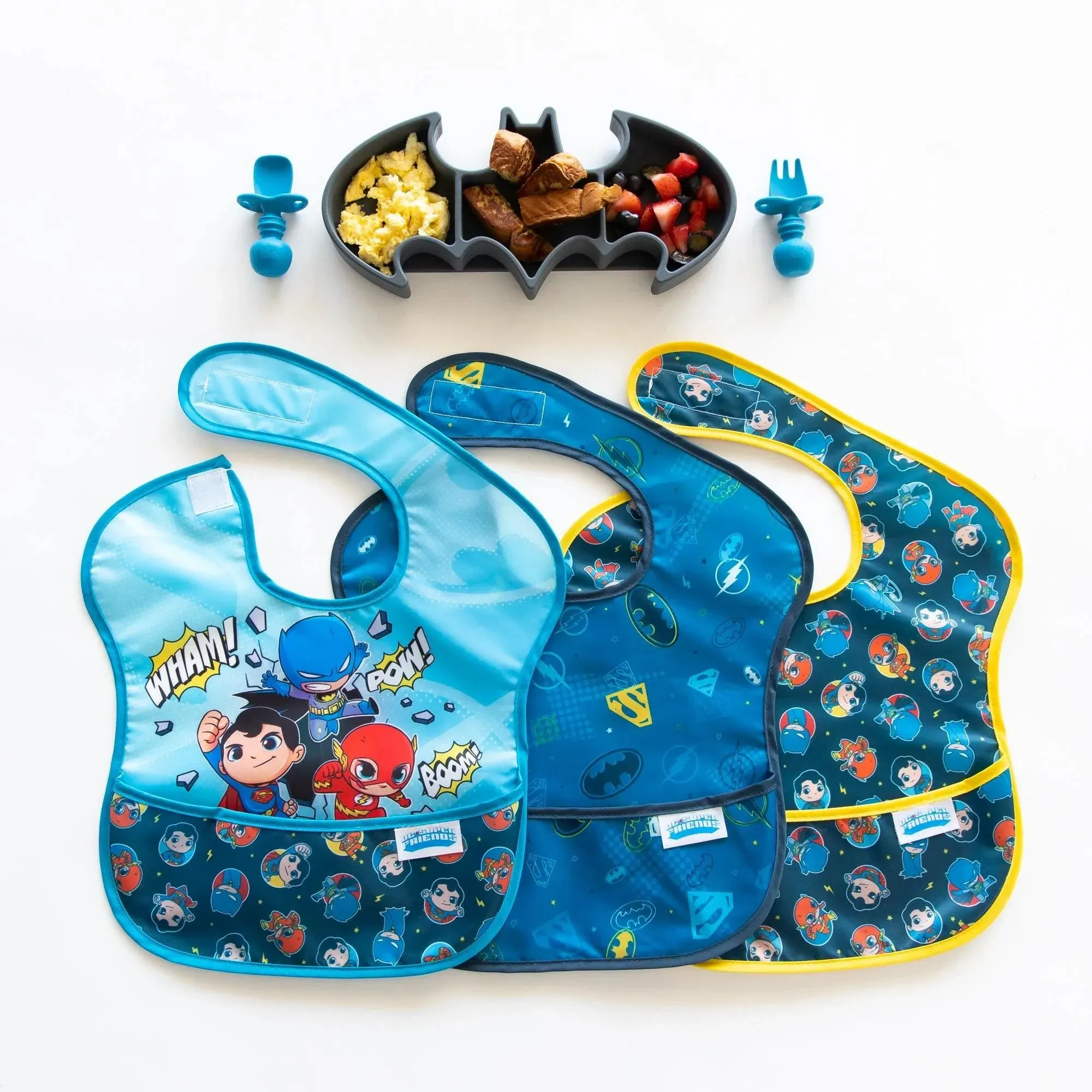 Silicone Grip Dish: Batman Gray