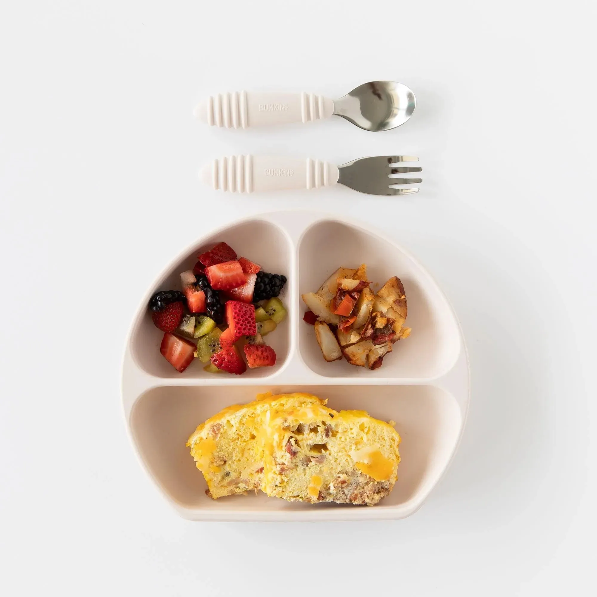Silicone Grip Dish: Sand