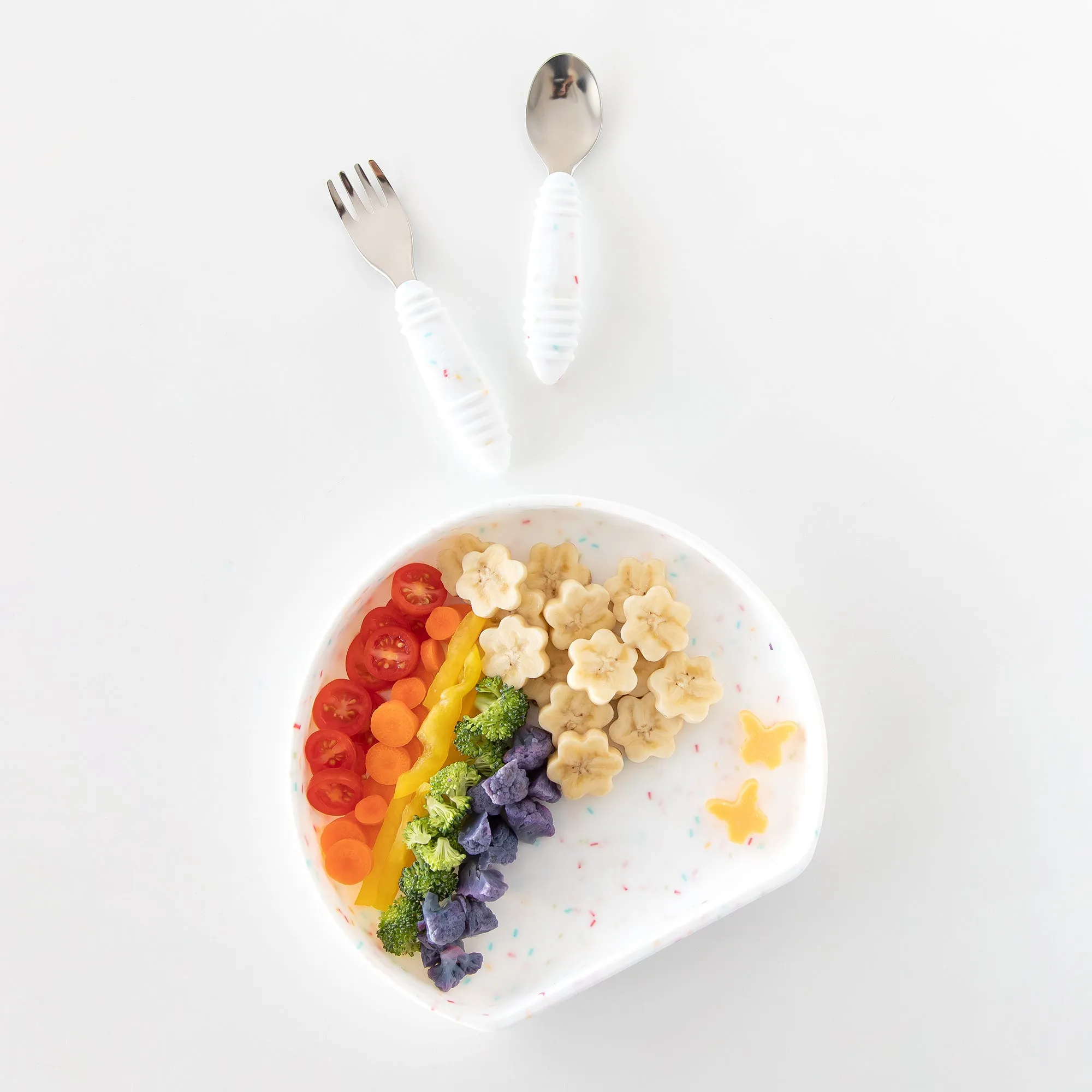 Silicone Grip Plate: Vanilla Sprinkle