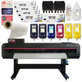 STS Direct to Film (DTF) XPJ-1682D Printer Bundle - 64"