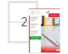 TANEX A4 2LABELS 199.6x143.5 round