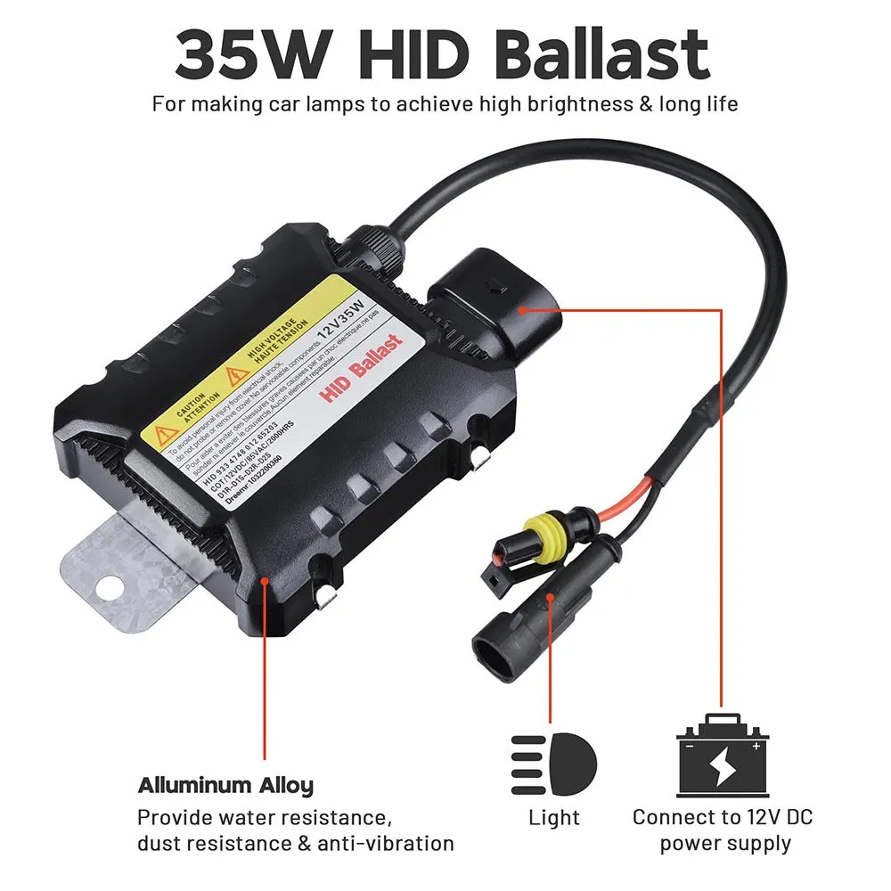TheLAShop 12V 35W/ 55W 2pcs Universal Xenon HID Ballast Replacement Opt