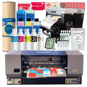 Uninet 1000 Direct To Film A3  13" Printer & Training w/ Inline Shaker & Oven