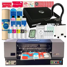 Uninet 1000 Direct To Film (DTF) 13" Printer w/ Training, 16" x 24" Oven, Filter