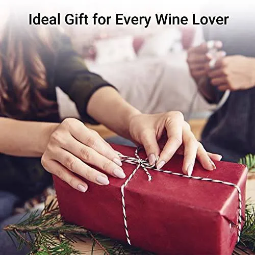 Upgraded-Quntis Electric Corkscrew Wine Bottle Opener with Foil Cutter Rechargeable