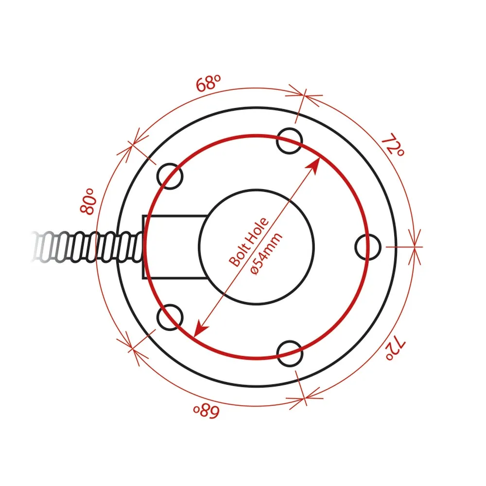 Veratron Tubular Fuel Sensor - 550mm - 0-180ohm
