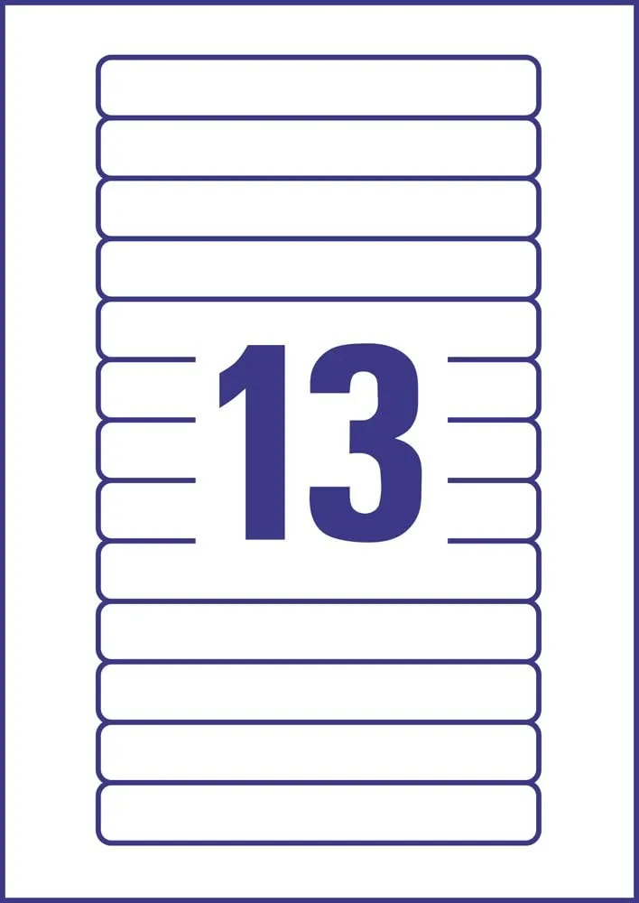 Video labels 147.3 x 20 mm